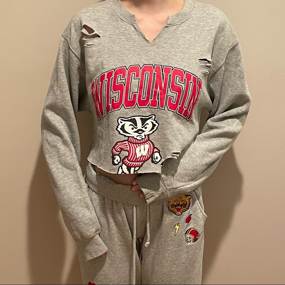 Wisconsin Bucky Badger sweatshirt